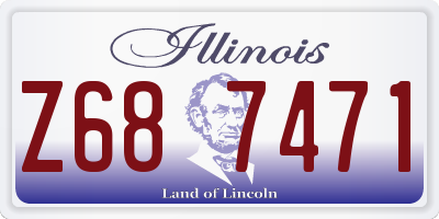 IL license plate Z687471