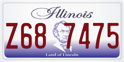 IL license plate Z687475