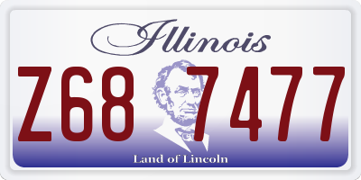 IL license plate Z687477