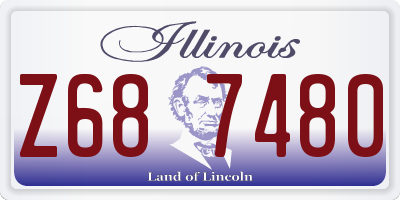 IL license plate Z687480