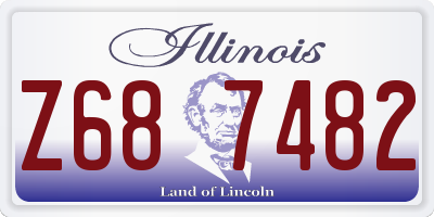 IL license plate Z687482