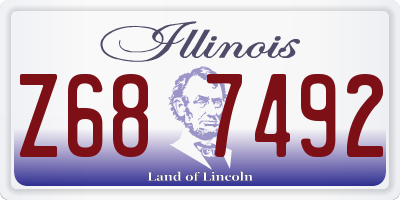 IL license plate Z687492
