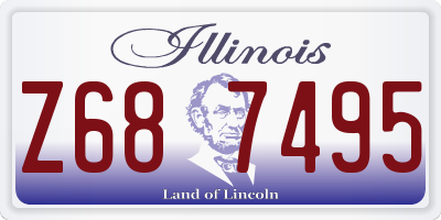 IL license plate Z687495
