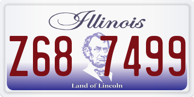 IL license plate Z687499
