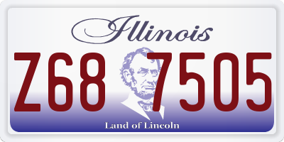 IL license plate Z687505