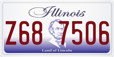IL license plate Z687506