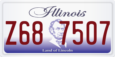 IL license plate Z687507