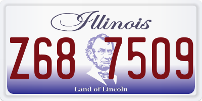 IL license plate Z687509