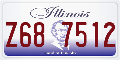IL license plate Z687512