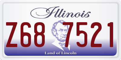 IL license plate Z687521