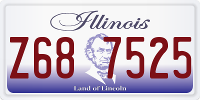 IL license plate Z687525