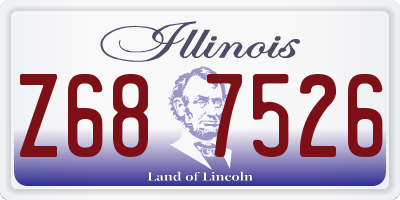 IL license plate Z687526