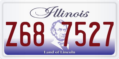 IL license plate Z687527