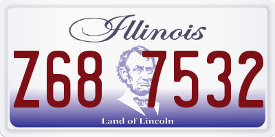 IL license plate Z687532