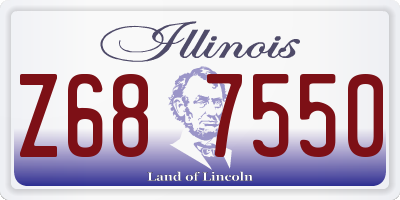 IL license plate Z687550