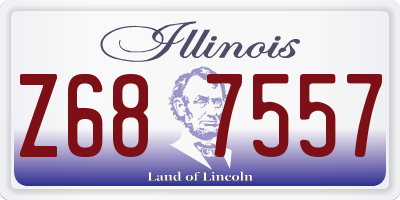 IL license plate Z687557