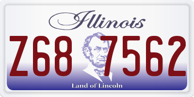 IL license plate Z687562