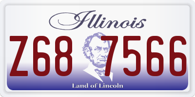 IL license plate Z687566