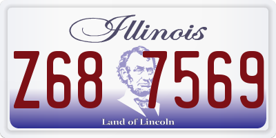 IL license plate Z687569