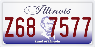 IL license plate Z687577