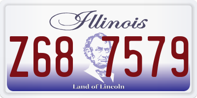 IL license plate Z687579