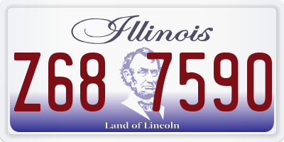 IL license plate Z687590