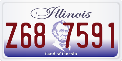 IL license plate Z687591