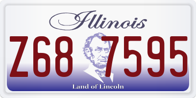 IL license plate Z687595