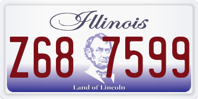 IL license plate Z687599