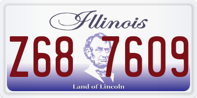 IL license plate Z687609