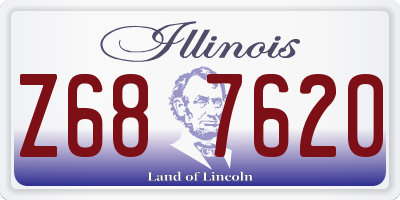 IL license plate Z687620