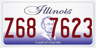 IL license plate Z687623