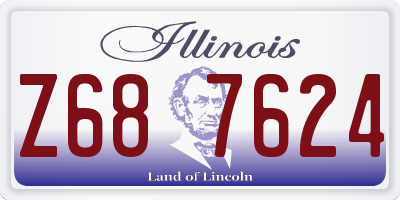 IL license plate Z687624