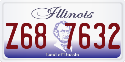 IL license plate Z687632