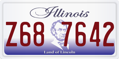 IL license plate Z687642