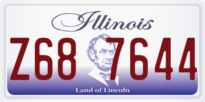 IL license plate Z687644