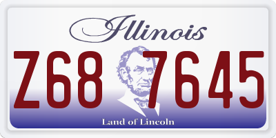 IL license plate Z687645