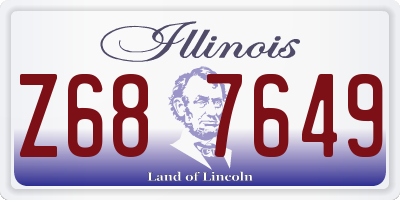 IL license plate Z687649
