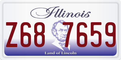 IL license plate Z687659
