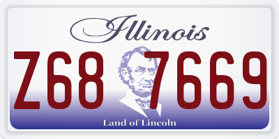 IL license plate Z687669
