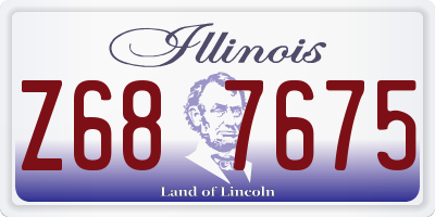IL license plate Z687675