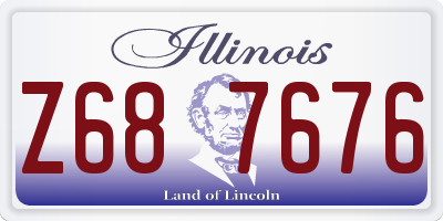 IL license plate Z687676