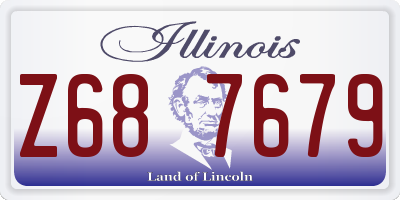 IL license plate Z687679