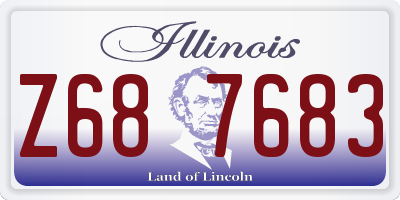 IL license plate Z687683