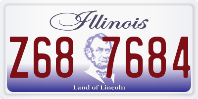 IL license plate Z687684