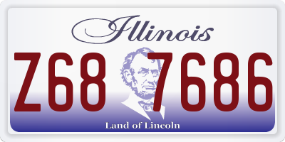 IL license plate Z687686