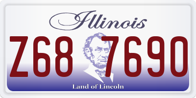 IL license plate Z687690
