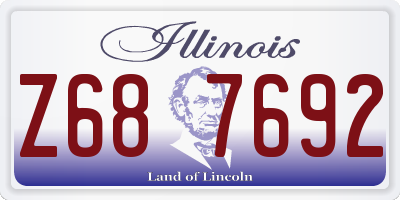 IL license plate Z687692