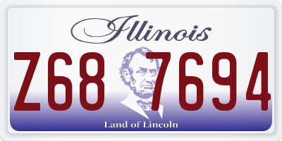 IL license plate Z687694