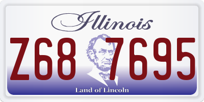 IL license plate Z687695